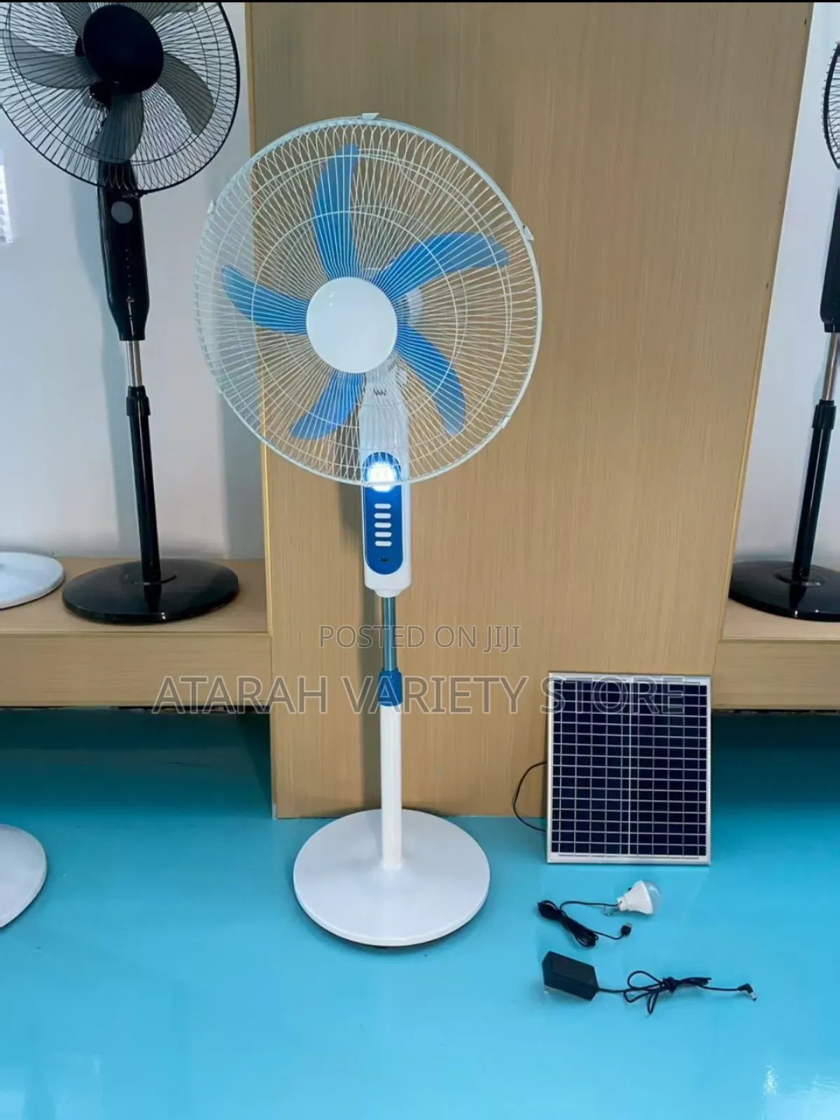 Solar Standing Fan 18 Inches