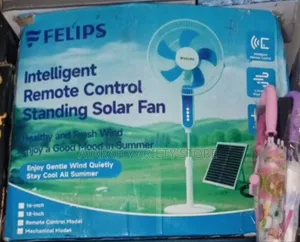 Solar Standing Fan 18 Inches