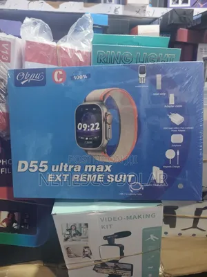 D55 Ultra Max Smart Watch With Premium Accessories