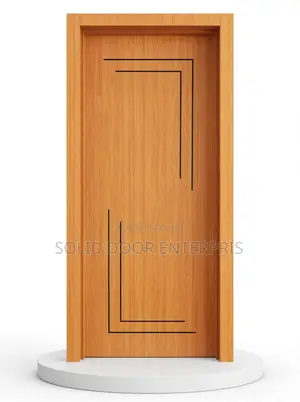 A Solid Akala HDF Door With Grooves Design