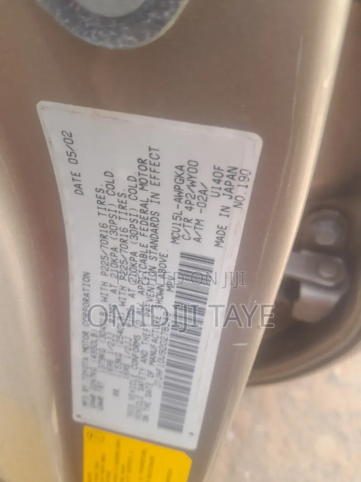 Lexus RX 2003 Gold