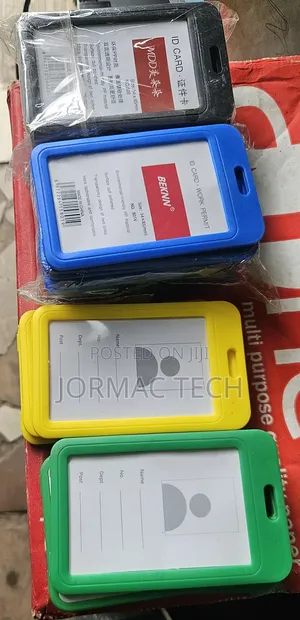 Multi Colour Plastic Id Card Holder