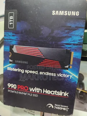 Samsung 990 Pro SSD 1TB Pcie 4.0 M.2 2280 Internal Ssd, Speed 7450mbps