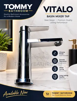 Sliver Basin Mixer Tap