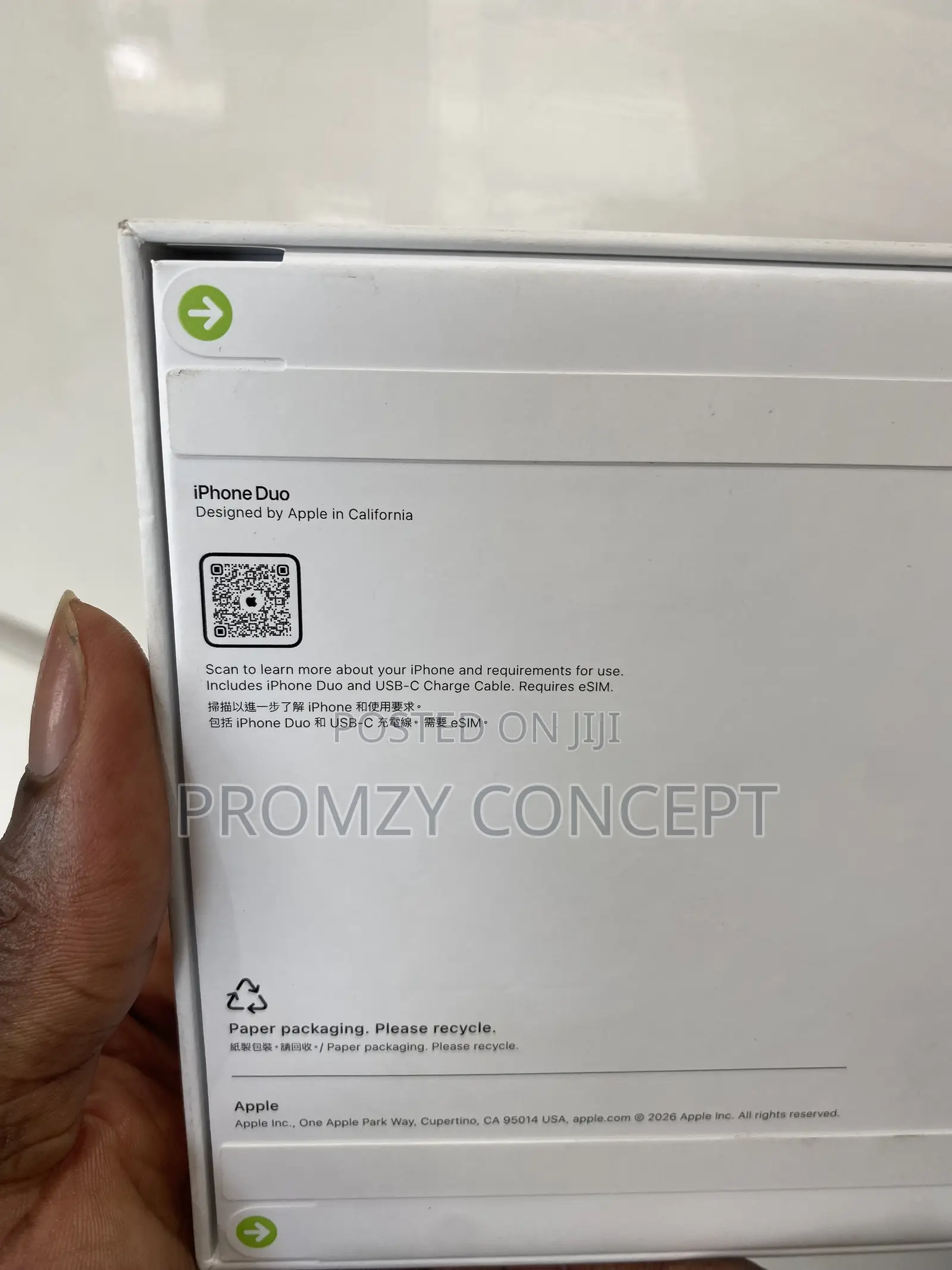 New Apple iPhone Duo 256 GB White