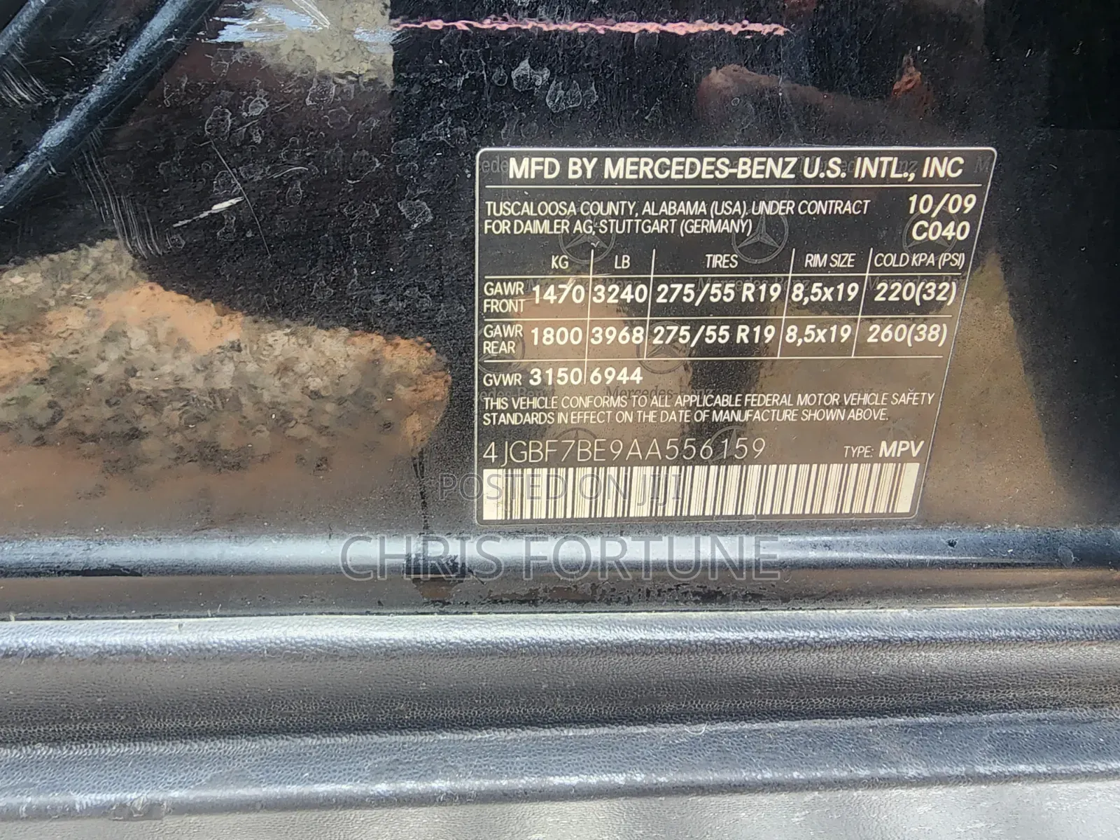 Mercedes-Benz GL-Class GL 450 2010 Black