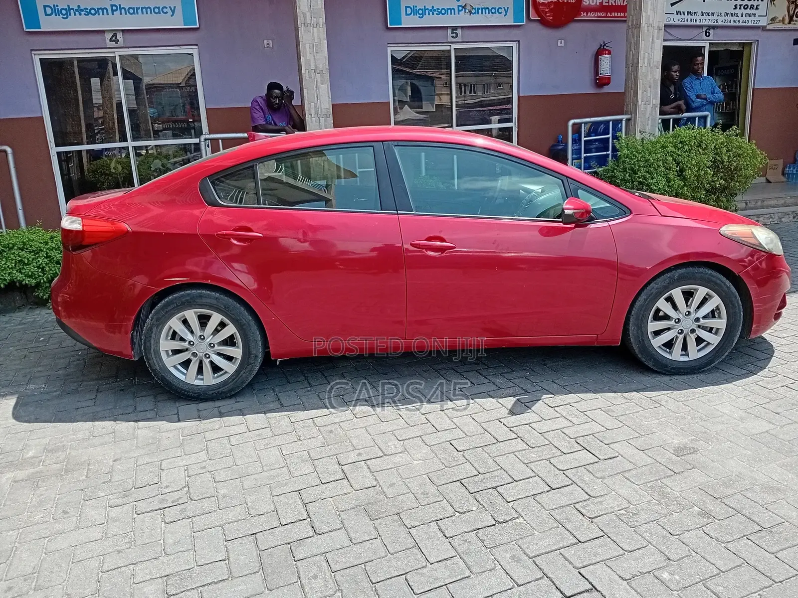Kia Forte EX Sedan 2014 Red