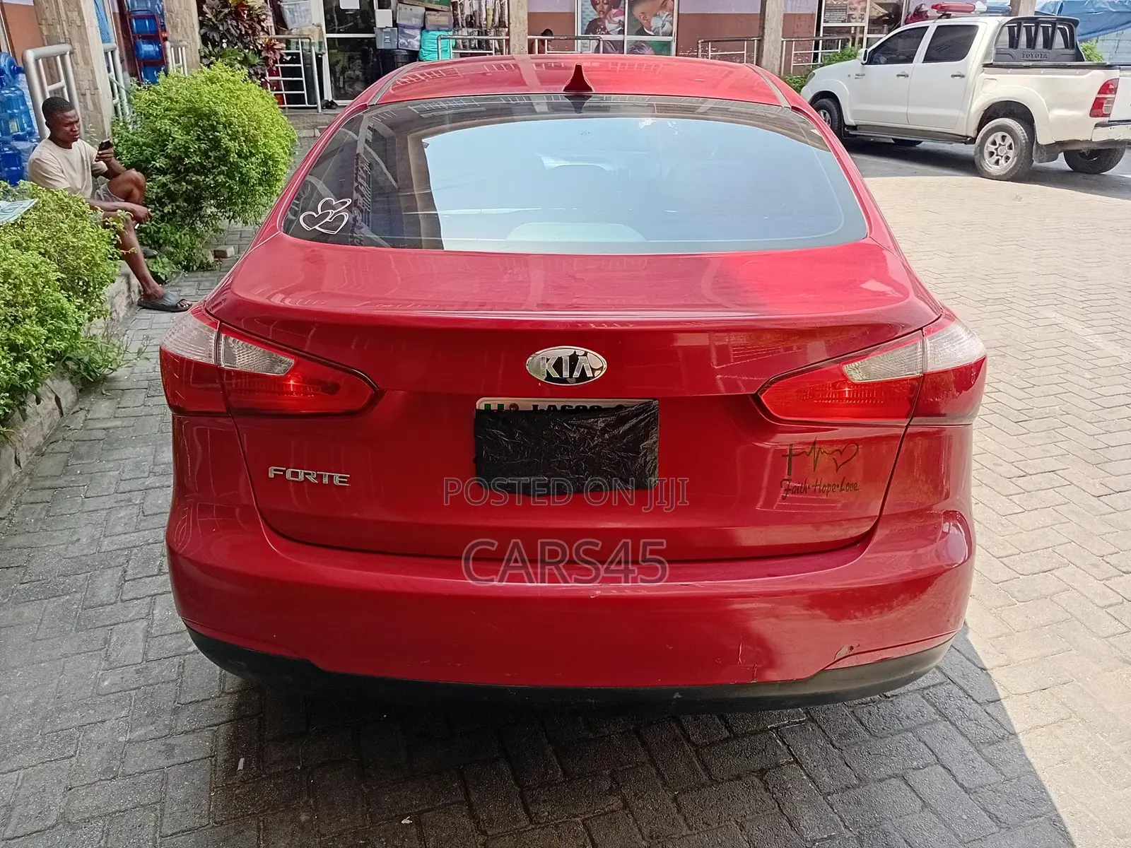 Kia Forte EX Sedan 2014 Red