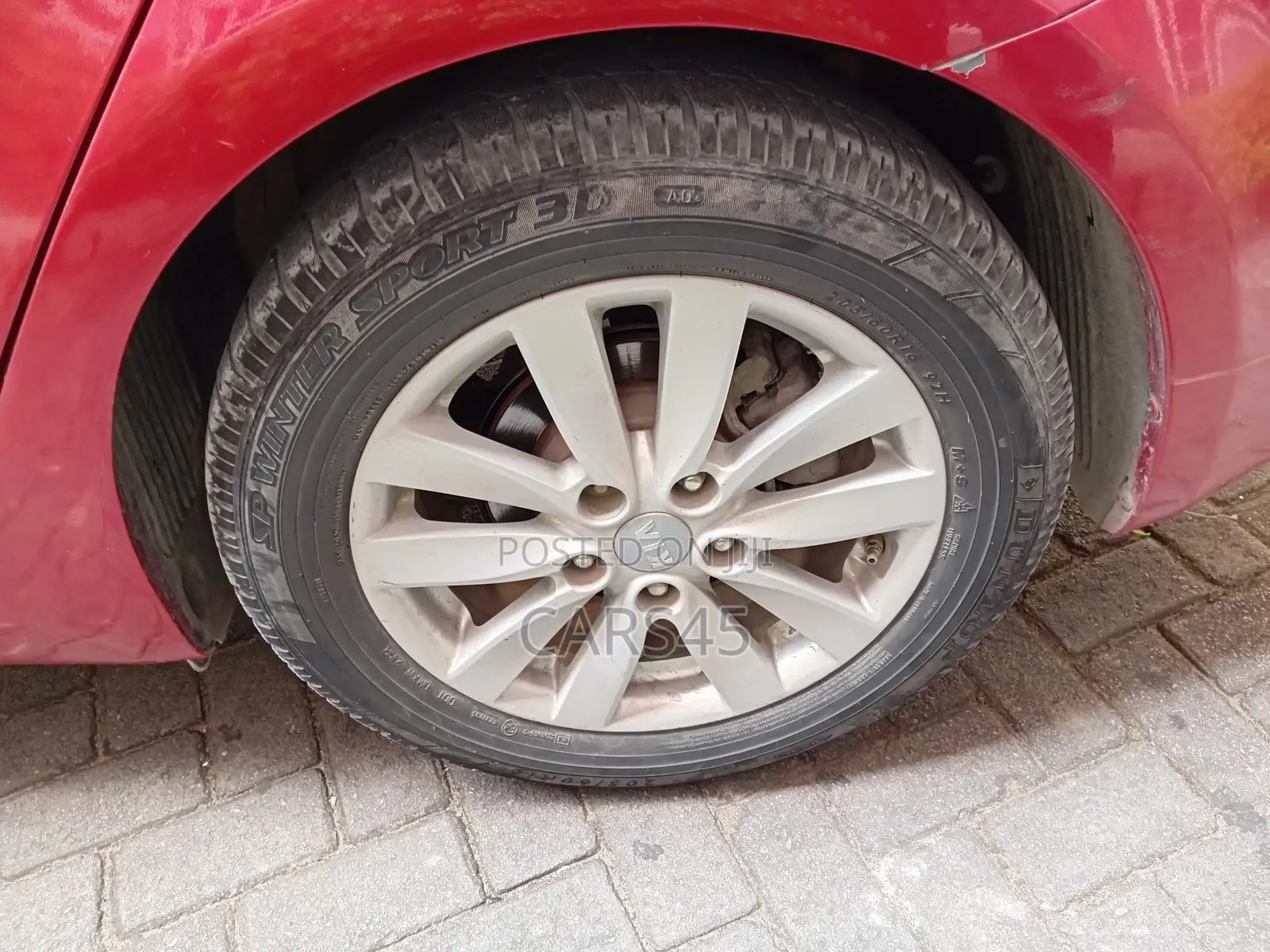 Kia Forte EX Sedan 2014 Red