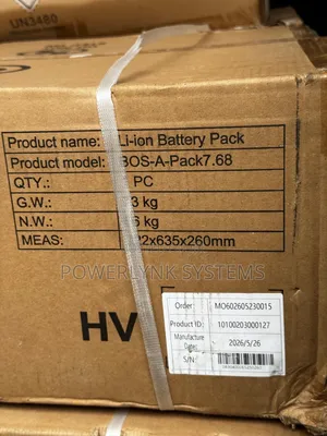 DEYE BOS_A 7.68kwh H/v Stackable Battery
