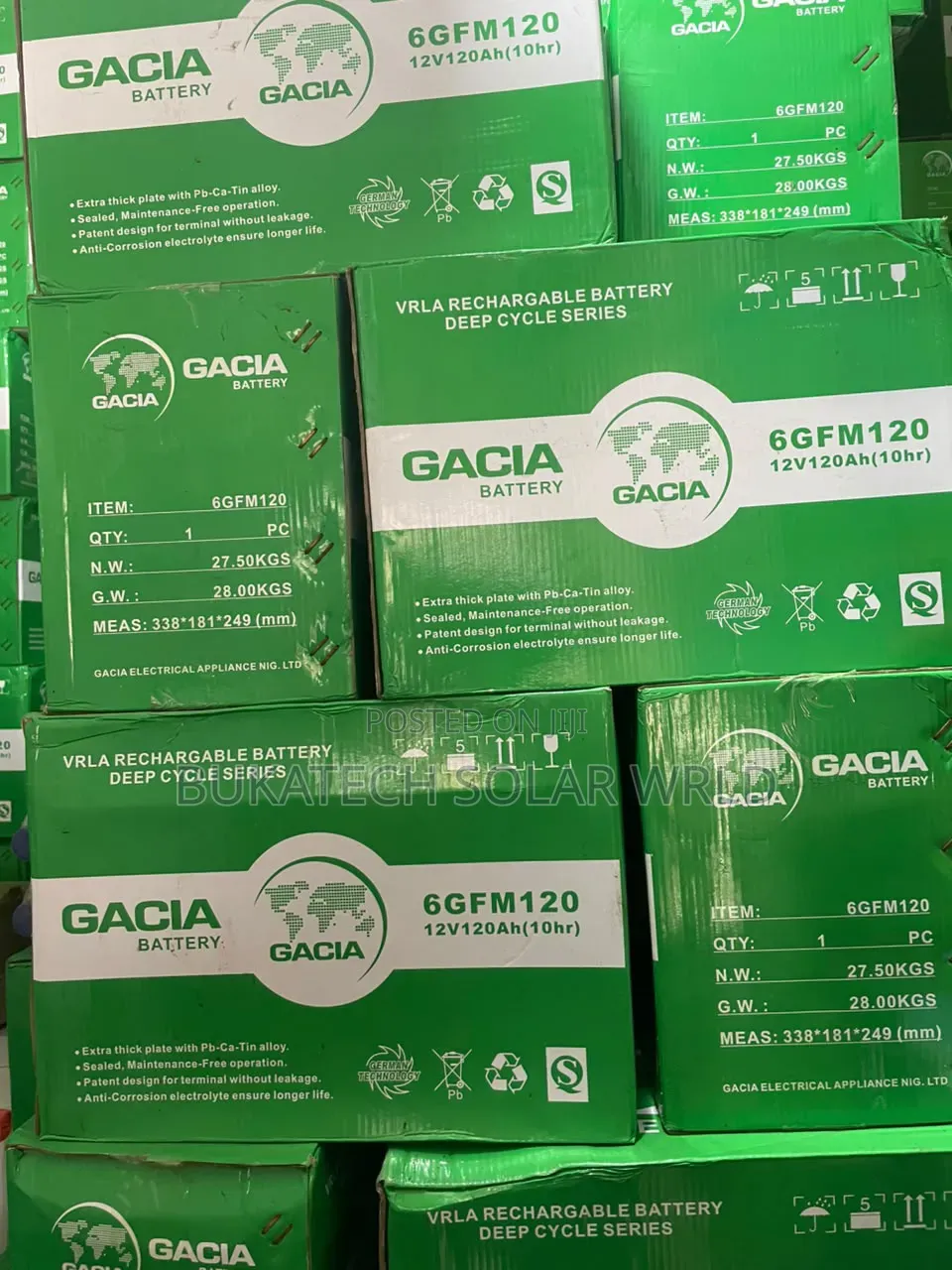 Gacia 120ah Battery
