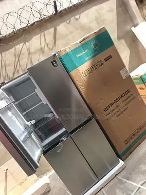 Hisense RQ-54WC Contemporary Side-by-Side Fridge for Family Convenienc