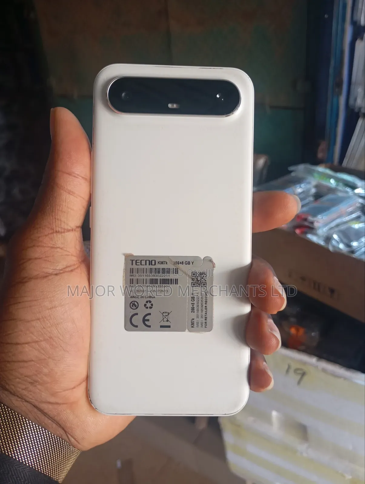 Tecno Spark Slim 256 GB White