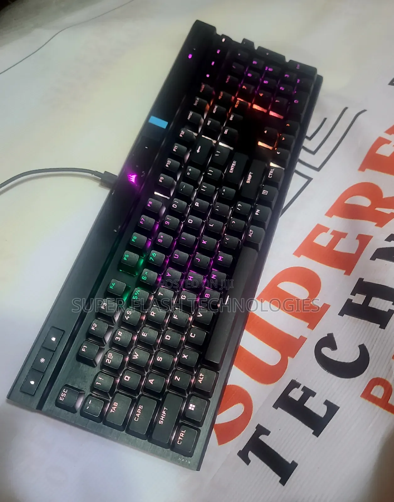 K70 RGB Pro Mechanical Gaming Keyboard With PBT Double Shot Pro