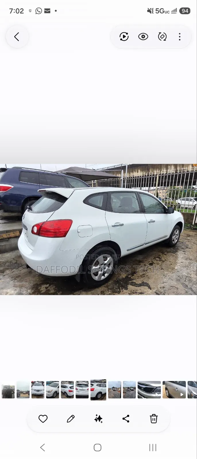 Nissan Rogue 2013 White