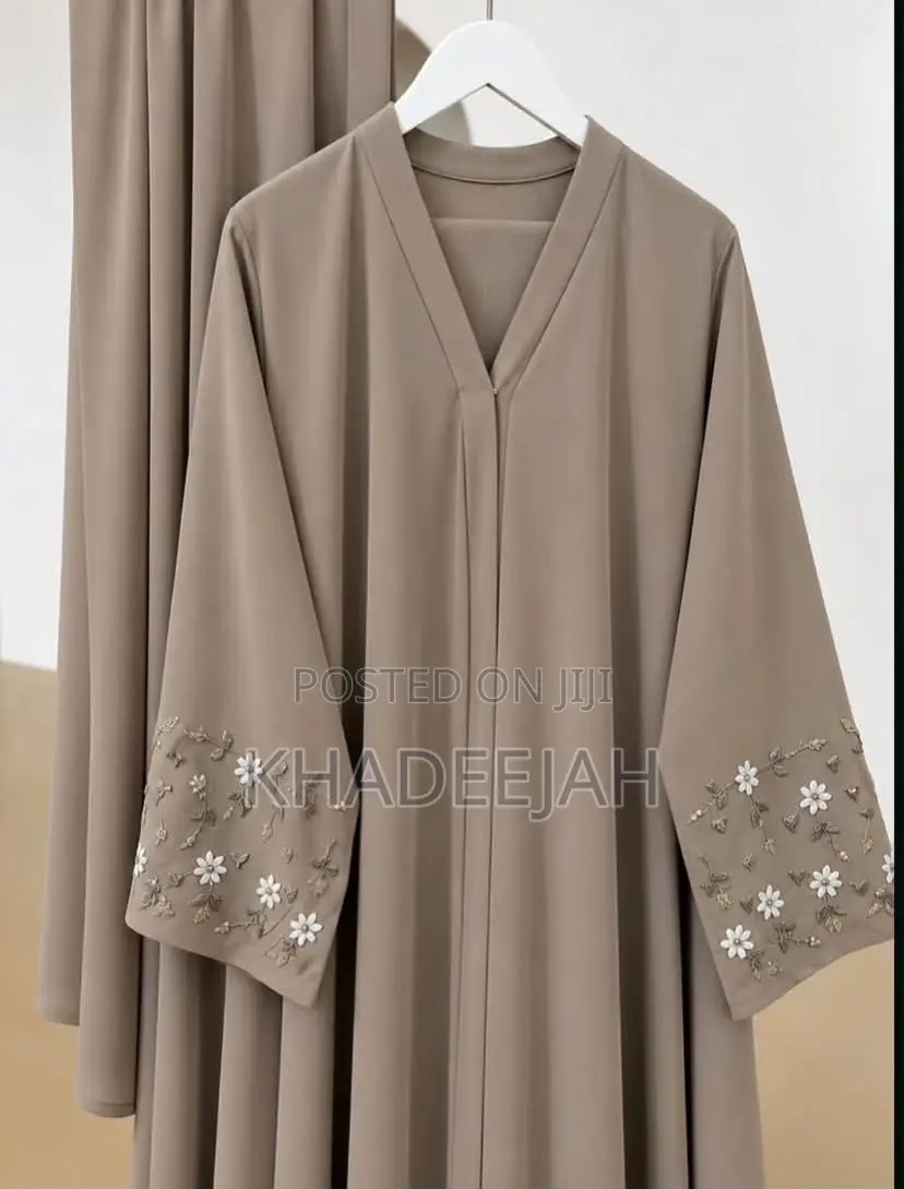 Quality Luxury Abayas With Floral Embroidery