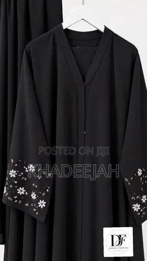 Quality Luxury Abayas With Floral Embroidery