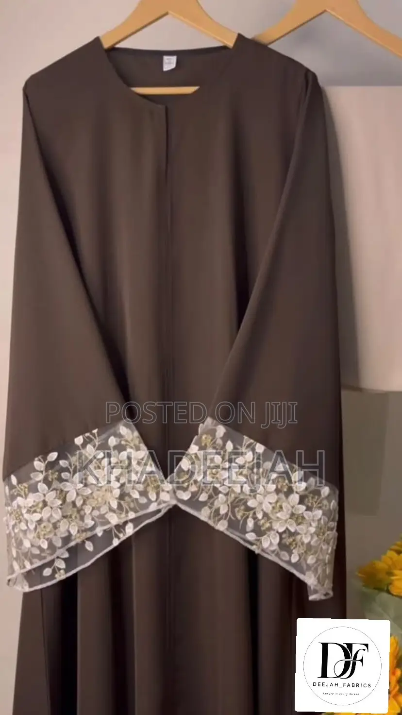 Quality Luxury Abayas With Floral Embroidery