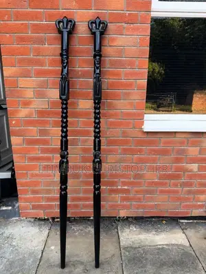 Handcrafted African Wooden Walking Stick / Royal Staff