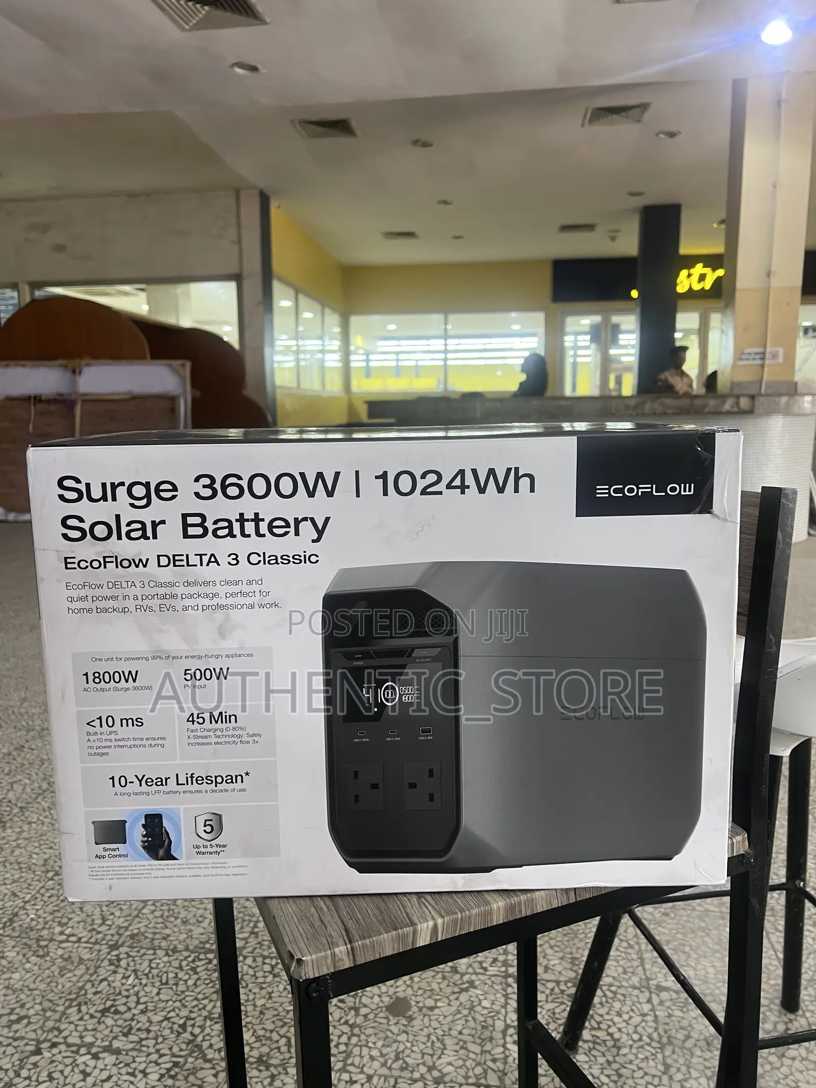 Ecoflow Delta 3 Classic Solar Battery