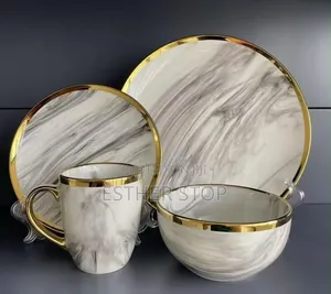 16pice Dinner Marble Dinner Set