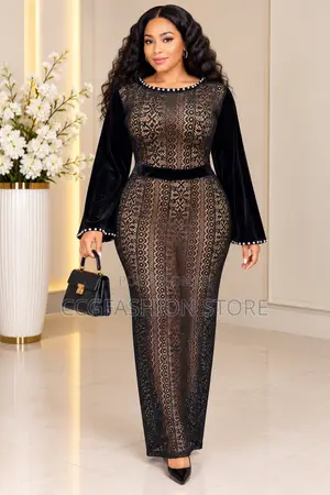 Black Net Dress