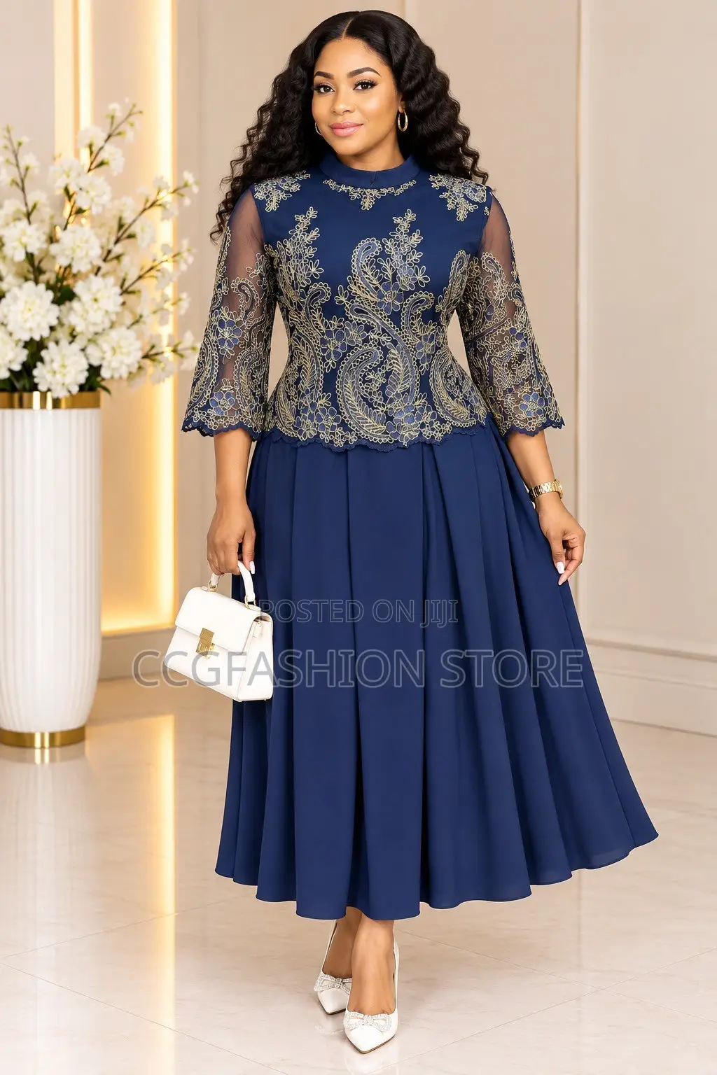 Navy Blue Dress