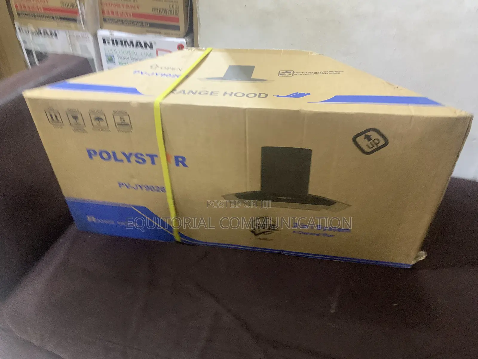 Polystar PV-JY9026B 90cm Glass Range Hood With LED Lamps - EQUITORIAL ...