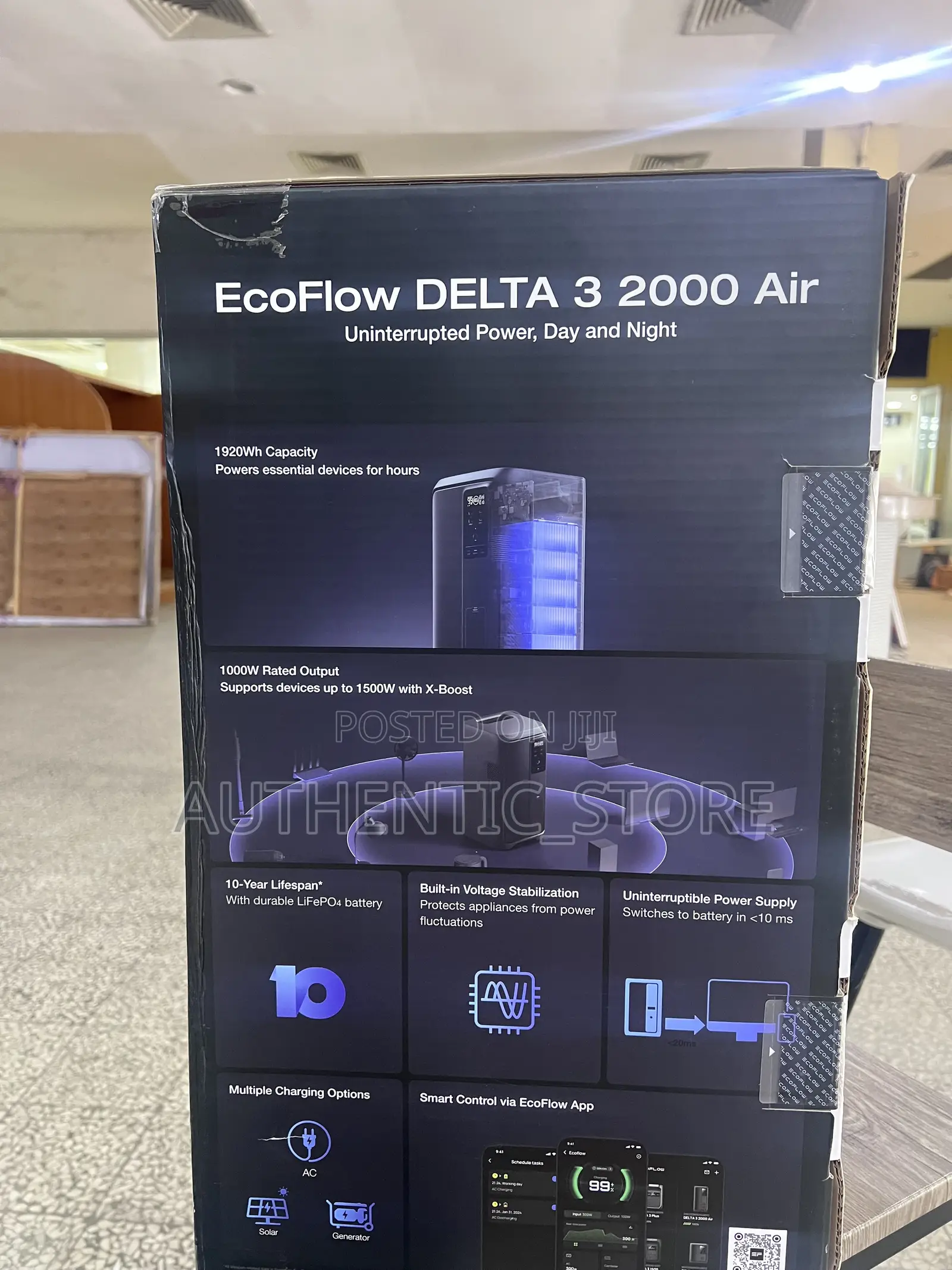 Ecoflow Delta 3 2000 Air Portable Solar Generator