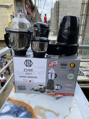 ZYRE 3in1 Heavy Duty Mixer Grinder (1000watts)
