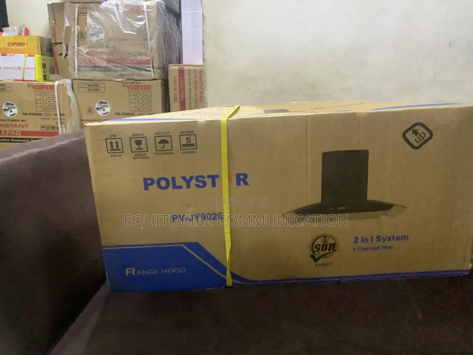 Polystar PV-JY9026B 2-in-1 Range Hood With Grease Filters - EQUITORIAL ...