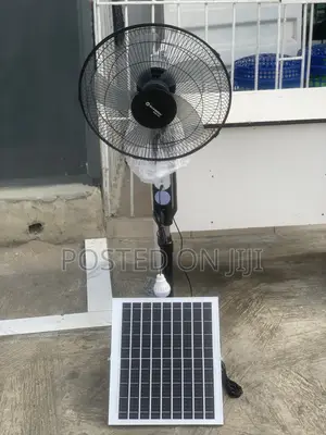 16” Solar Rechargeable Fan