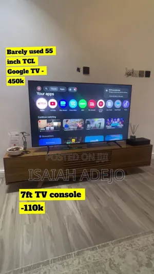 Barely Used 55 Inch TCL Google TV
