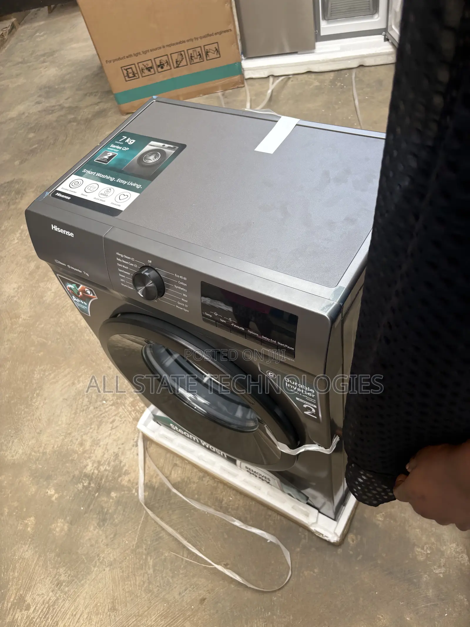 Hisense WFQP7012T Inverter Front Loading Washer