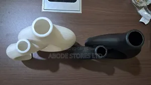 Plastic Modern Abstract Interlocking Vase Nordic Minimalist Style.