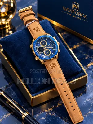 Luxury Sports Quartz Men's Leather Strap Wrist Watch