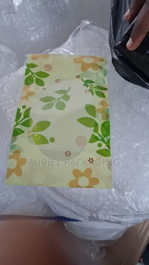 16x24 Flowered Gusset Pouch - 100pcs