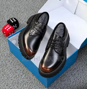 FCDP Laceup Leather Loafers