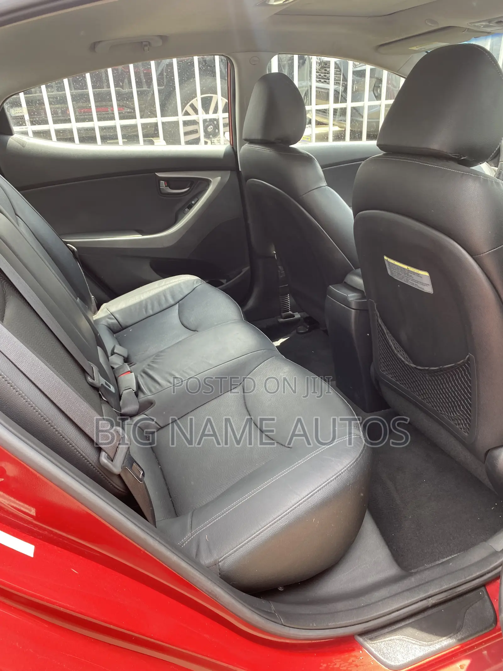 Hyundai Elantra Limited 2012 Red