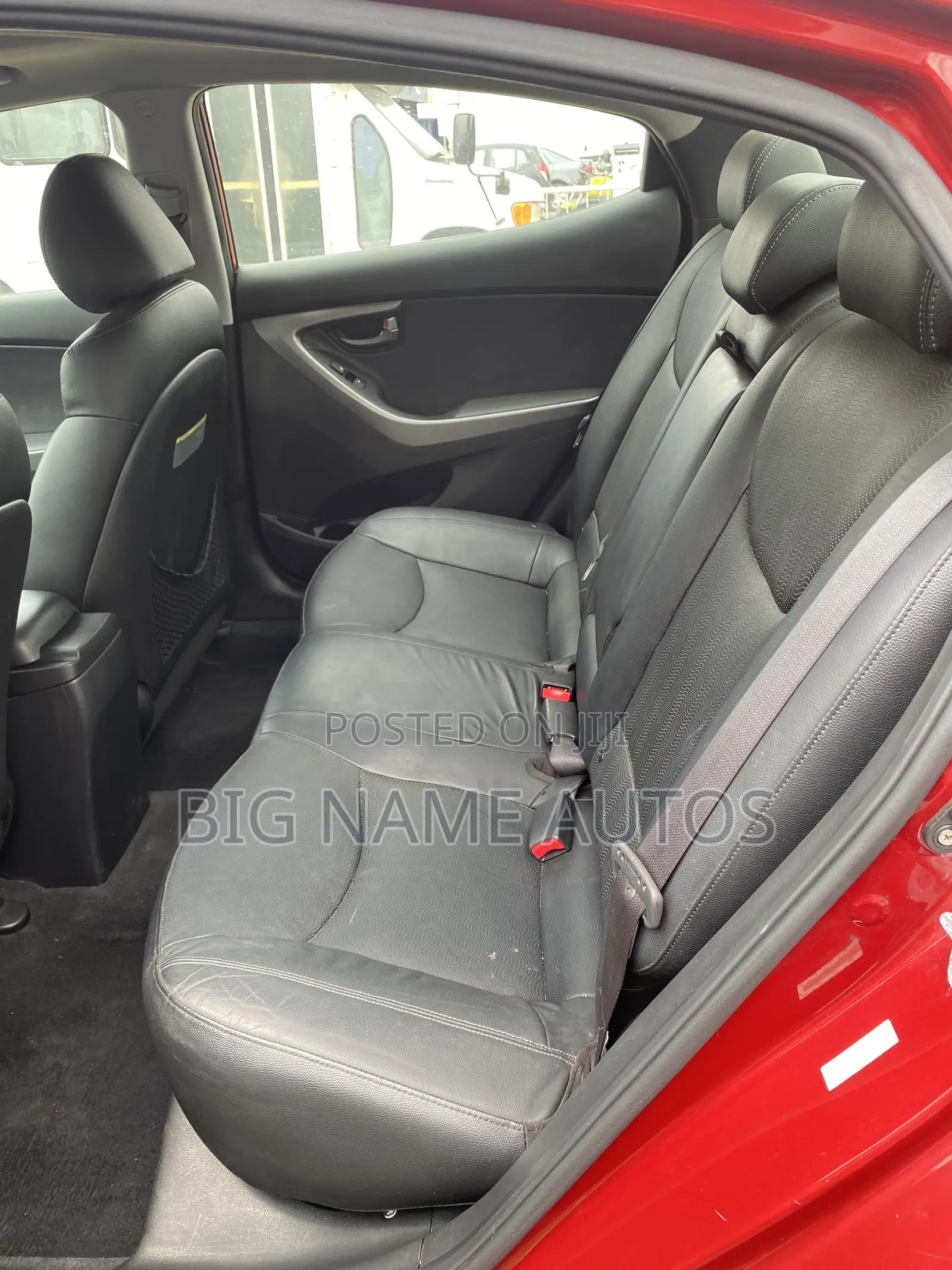 Hyundai Elantra Limited 2012 Red