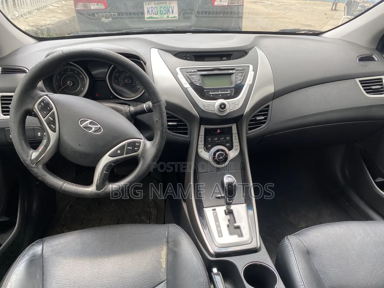 Hyundai Elantra Limited 2012 Red