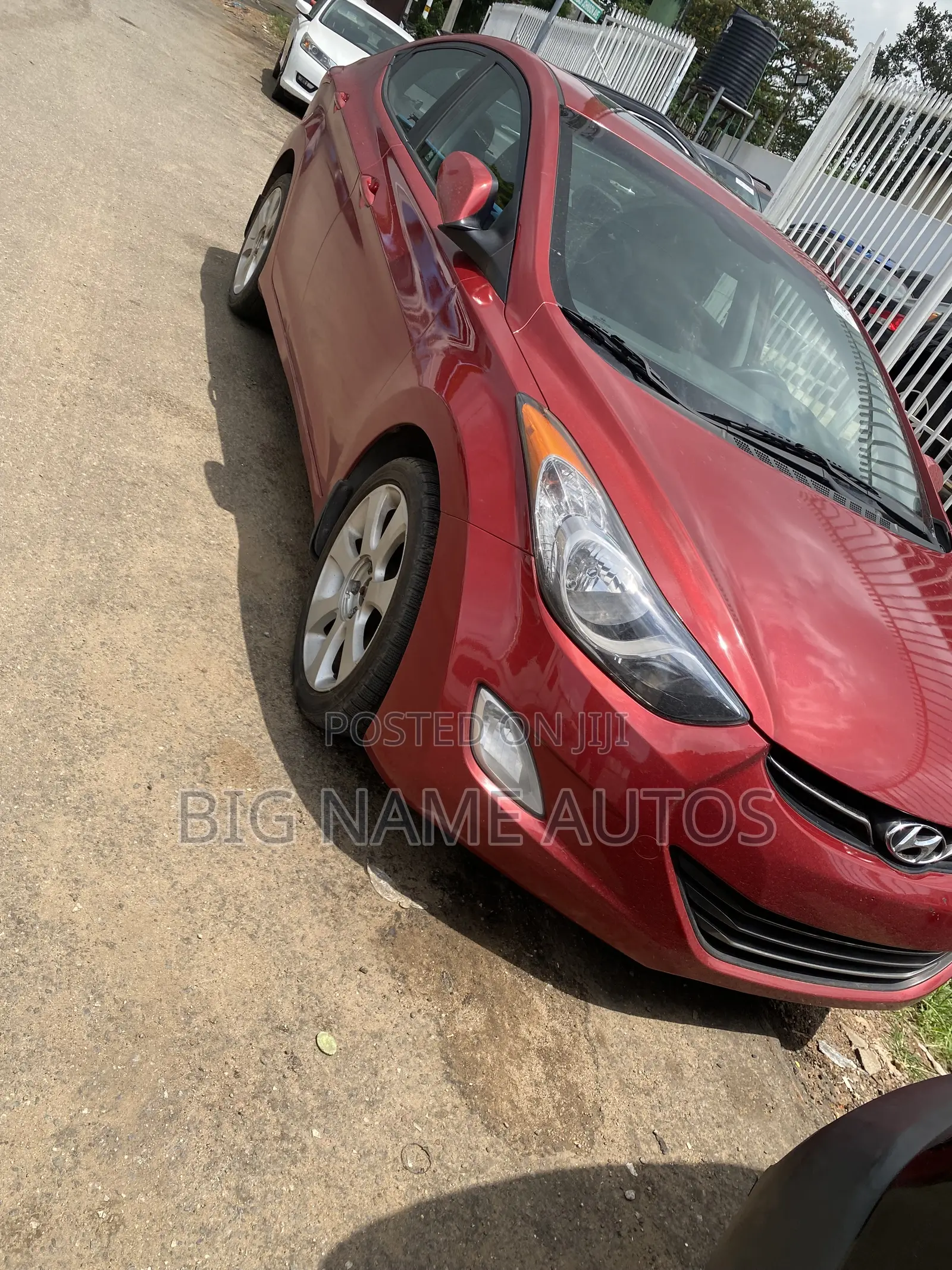 Hyundai Elantra Limited 2012 Red