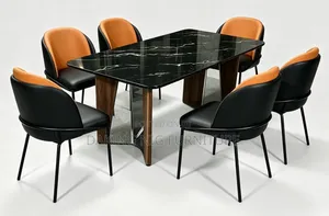 Dining Set by 6 With Marble Top
