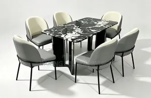 Dining Set by 6 With Marble Top