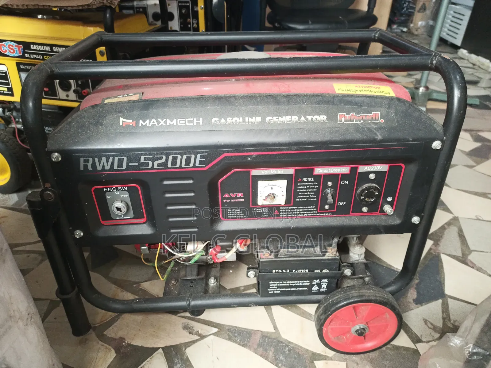 Maxmech Gasoline Generator RWD-5400E