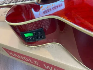 Red Bullfighter Semi Acoustic Guitar 4013