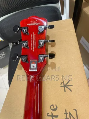 Red Bullfighter Semi Acoustic Guitar 4013