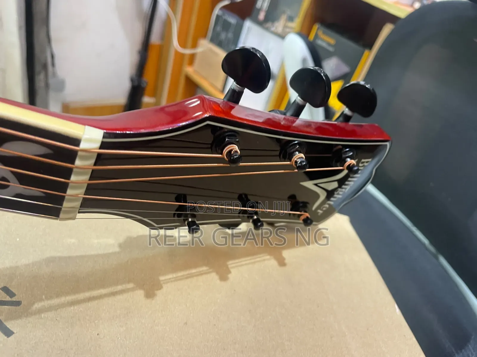 Red Bullfighter Semi Acoustic Guitar 4013