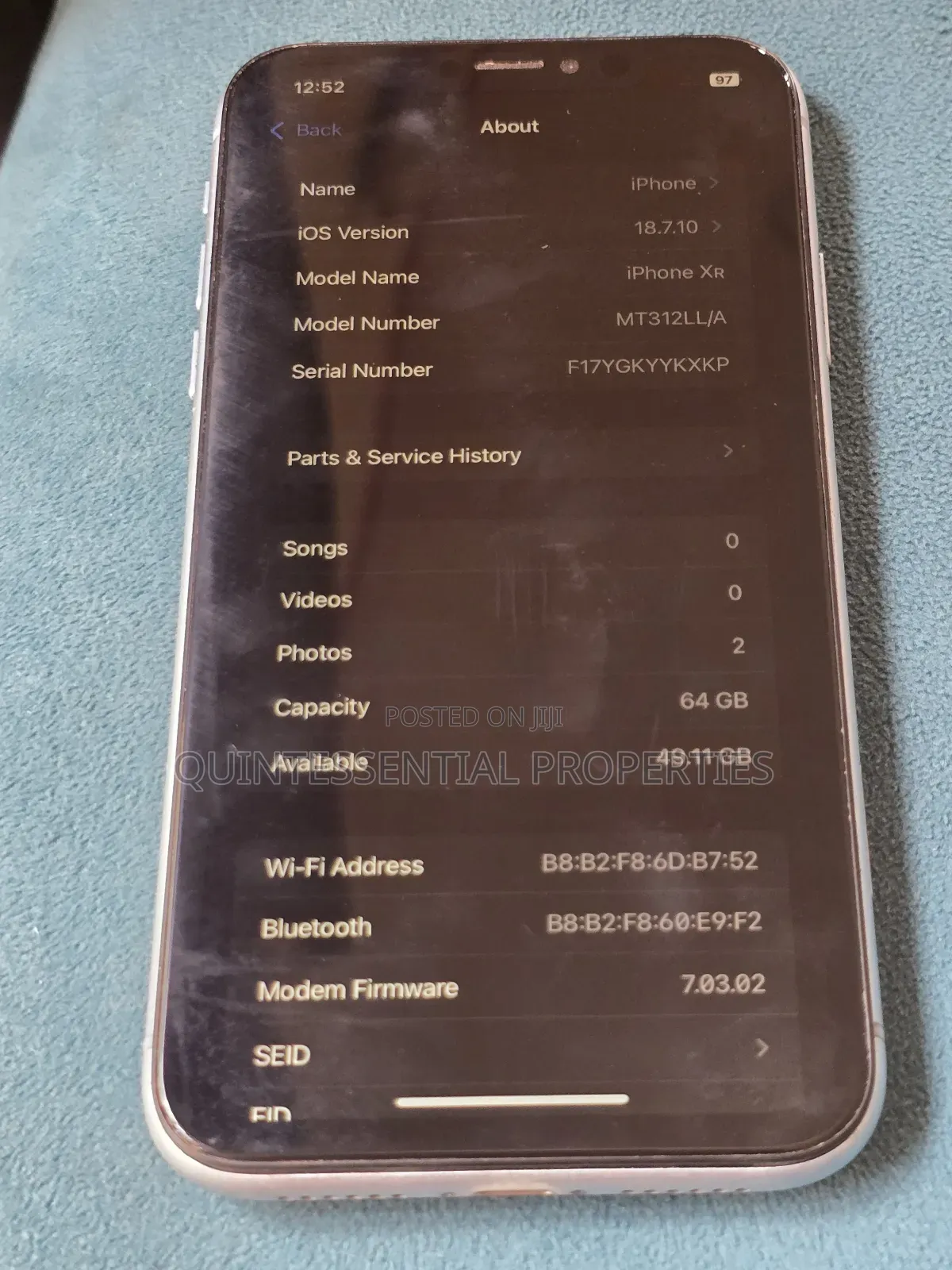 Apple iPhone XR 64 GB Blue
