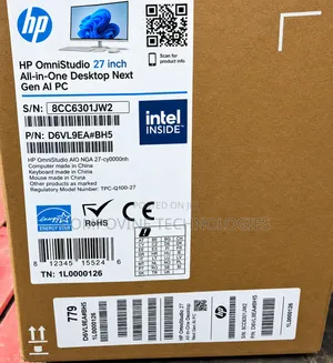 New Desktop Computer HP AiO 27 16GB Intel Core Ultra 7 SSD 1T